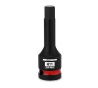 MIXPOWER 1/2" Drive 11mm Hex Impact Bit Socket, Allen Bit Socket, CR-MO Steel, Master Impact Hex Driver