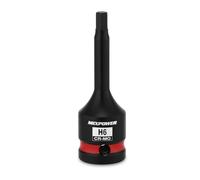 MIXPOWER 1/2" Drive 6mm Hex Impact Bit Socket, Allen Bit Socket, CR-MO Steel, Master Impact Hex Driver