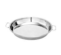 MixRBBQ BBQ Future Stainless Steel Drip Pan for Big Green Egg Kamado Classic Accessories, 12-Inch Round Tray for Weber Kettle Charcoal Grills, Turkey Roasting Pan - Dishwasher Safe