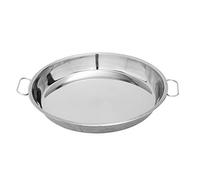MixRBBQ Stainless Steel Drip Pan, Big Green Egg Grilling Accessory, Also Fit Weber Kettle Charcoal Grills Pizza Cake Baking Tray, 13-inch Diameter Round …