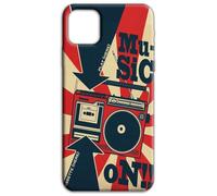 Mixroom - Back case cover in soft TPU silicone for Honor X5c / X5c Plus Music Cassette Pattern C42