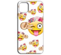 Mixroom - Back case cover in soft TPU silicone for Honor X6C Emoticon Wink Victory S278 pattern