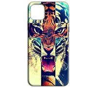 Mixroom - Back case cover in soft TPU silicone for OPPO A5 Pro Tiger Cross pattern C45