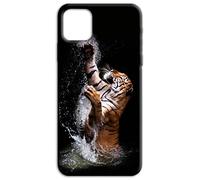 Mixroom - Back case cover in soft TPU silicone for OPPO A5 Pro Tiger Swimming P222