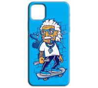 Mixroom - Back case cover in soft TPU silicone for OPPO A6 Pro Albert Einstein Skate X373 pattern