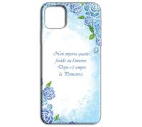 Mixroom - Back case cover in soft TPU silicone for OPPO A6 Pro Spring Proverb N1020 pattern