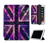 Mixroom - Case for iPad Air 2 Model 2014 9.7 Inches Cover for Apple iPad Smart Case Foldable Stand Stand Design Flag Uk Infinity Background M535