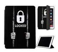 Mixroom - Case for iPad Air 2 Model 2014 9.7 Inches Cover for Apple iPad Smart Case Protective Folding Stand Stand Locked Design M779