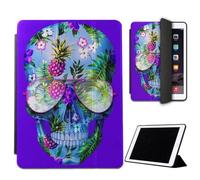 Mixroom - Case for iPad Air 5 Model 2022 10.9 Inches Cover for Apple iPad Smart Case Folding Protective Stand Stand Skull Design Miami M587