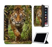 Mixroom - Case for iPad Pro 9.7 Inch Model 2016 Cover for Apple iPad Smart Case Foldable Stand Stand Design Tiger LN03