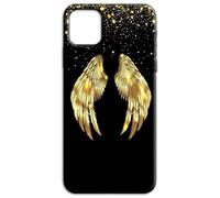 Mixroom - Cover Back Case in Soft TPU Silicone for Honor 400 Lite 5G Golden Angel Wings Pattern M775