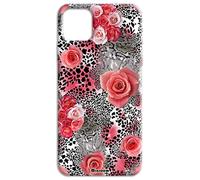 Mixroom - Cover Back Case in Soft TPU Silicone for Honor 400 Lite 5G Pattern 819 Red Roses U819