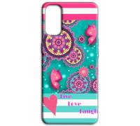 Mixroom - Cover Back Case in Soft TPU Silicone for Samsung Galaxy A37 5G Live Love Laugh M520 Fantasy