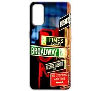 Mixroom - Cover Back Case in Soft TPU Silicone for Samsung Galaxy F16 5G / M16 5G Manhattan Brodway Time Square M525