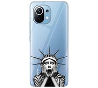 Mixroom - Cover Case in TPU Silicone Soft Transparent Background for Honor 400 5G Fantasy Scared Library Statue U1074