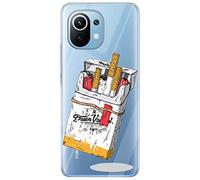Mixroom - Cover Case in TPU Silicone Soft Transparent Background for Motorola Edge 60 PRO Pattern Cigarette Pack T299