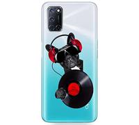 Mixroom - Cover Case in TPU Silicone Soft Transparent Background for TCL 505 Dog DJ U1062