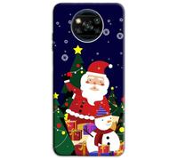 Mixroom - Soft Silicone TPU Back Case Cover for Honor Magic 6 Lite Fantasy Santa Claus and Snowman L1128
