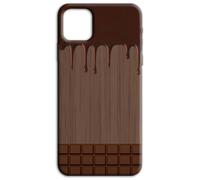 Mixroom - Soft TPU Silicone Back Case Cover for Honor X5c / X5c Plus M733 Chocolate Tablet Pattern