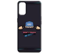 Mixroom - Soft TPU Silicone Back Case Cover for Oppo A5 4G / 5G / Oppo A5m Security Design Don T Touch My Phone M724