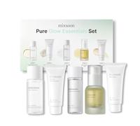 mixsoon Pure Glow Essentials Set - 5-Step Korean Glass Skin Routine for Sensitive Skin, Hydrating Skincare Kit with Centella & Fermented Soybean, Travel Kit, Miniauture Size 5 Items