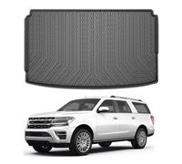 Mixsuper Custom Fit for Cargo Liner 2018-2022 Ford Expedition Max/Lincoln Navigator L Behind The 3rd Row Seats All Weather Rear Cargo Trunk Floor Mat