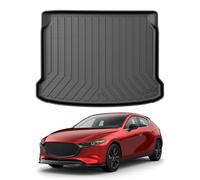 Mixsuper Custom Fit for Cargo Liner 2019 2020 2021 2022 Mazda 3 Hatchback Trunk Liner All Weather Rear Cargo Trunk Floor Mat (Does Not Fit Sedan Models)