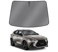 Mixsuper Liner Windshield Sun Shade for Lexus NX 2022-2025 2026 NX250 NX350 NX350h NX400h+ NX450h+ Windshield Sunshades Front Window Sun Shades Cover Foldable Sun Visor Keep Cool Block UV Heat