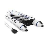 Mixtric 2 Person Inflatable Boat, Raft Inflatable Kayak with Foot Pump & Paddle [UK in Stock] Inflatable Boat for Adults,Portable Fishing Boat,B