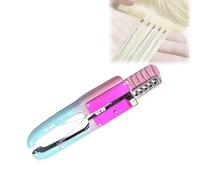 Mixtric 6D No Trace Invisible Hair Extension Machine, Seamless Extension Tool for Salons and Barber Shops, 20 Minute Full Head Extension Kit, More Natural Professional Extensions Equipment for Salon,B