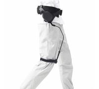 Mixtric Bionic Power Walking Aid, Adjustable Lower Limb Assisted Rehabilitation Trainer, Mobility Assistance Equipment for Adults & Elderly,Right leg Black,M