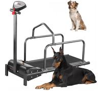 Mixtric Dog Treadmill for Large & Small Dogs, Pet Fitness Treadmill Electric Pet Running Machine with Safety Fence, Quiet Motor, and Adjustable Speeds for Indoor Exercise