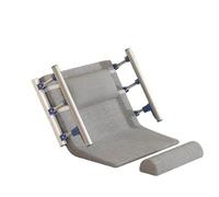 Mixtric Electric Adjustable Bed Backrest, Lifting Adjustable Bed Back Rest, 2-80° Lift Range, Wired Remote Control, for Elderly, Pregnancy, Patients, Handicap, Home Hospital Care,Grey,Short C