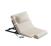 Mixtric Electric Adjustable Bed Backrest, Lifting Adjustable Bed Back Rest, 2-80° Lift Range, Wired Remote Control, for Elderly, Pregnancy, Patients, Handicap, Home Hospital Care,White,Short A