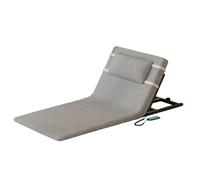 Mixtric Electric Lifting Backrest for Bed, 2-80° Adjustable Power Lifting Backrest, Remote Control Lift Back Rest Bed Sitting Auxiliary Rising with Pillow, for Elderly Pregnant Women,Grey,Long A