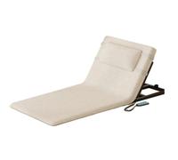 Mixtric Electric Lifting Backrest for Bed, 2-80° Adjustable Power Lifting Backrest, Remote Control Lift Back Rest Bed Sitting Auxiliary Rising with Pillow, for Elderly Pregnant Women,White,Long A