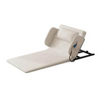 Mixtric Electric Lifting Backrest for Bed, 2-80° Adjustable Power Lifting Backrest, Remote Control Lift Back Rest Bed Sitting Auxiliary Rising with Pillow, for Elderly Pregnant Women,White,Long B