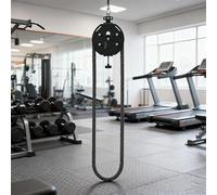 Mixtric Endless Rope Trainer, Pulley Cable Machine System, Pull Rope Fitness Rope Training with Adjustable Resistance, for Muscle Endurance, Upper Extremity Physical Training, Aerobic Exercise