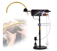 Mixtric Freestanding Head Spa Equipment Fits Shampoo Bowls Under 85cm H, Height & Angle Adjustable Water Circulation Frame, Japanese Waterfall Head Spa Scalp Massage for Salon & Home Use,A