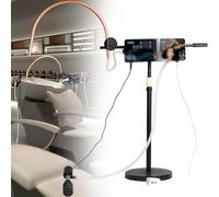 Mixtric Head Spa Equipment Portable, with Pump & Controller, Freestanding Water Circulation Frame Rack for Salon & Home Use, Height & Angle Adjustable to Fit Shampoo Bowls,A