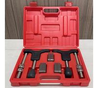 Mixtric Integrated Half Shaft Sleeve Thread Repair Tools, Universal Tools Thread Repair of Half Shaft Socket Thread Quick Restorer for Repair of Male Bolt Threads 30-110 mm,Red