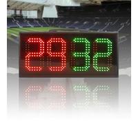 Mixtric Manual Operation Digital Score Keeper, LED Substitution Board for Soccer, Rechargeable Electric Scoreboard, Single or Double Sided, for Ping Pong, Baseball, Football,Single sided