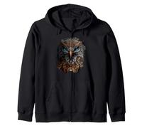 Mixture of epic eagle and mighty owl Zip Hoodie