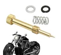 Mixture Screws - Carburetor Idle Air Adjustment Screw Set, Replacement Rebuild Kit For VM22 YBR125 Carburetors | Motorcycle Tuning Tool For Electric Vehicles Carburetor Adjustment Components