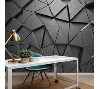 MIXUEXUNLU Wallpaper 3D Solid Geometric Triangle Art Mural Living Room Bedroom TV Background Wallpaper Home Decoration