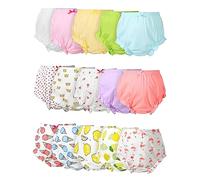 Mixweer 15 Pcs Diaper Covers for Baby Newborn Bloomers Ruffle Shorts Toddler Summer Assorted Panties Shorts Set for Boys Girls (Fresh, For 18-24 Months), Fresh, 18-24 Months