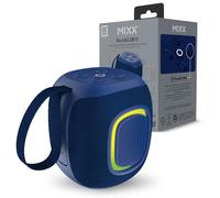 Mixx Sound Q DB10 Portable Bluetooth 10W Wireless Mesh Speaker10W, Connect multiple Speakers, 8H Playtime, USB-C Fast Charge, AUX/USB/Micro SD Playback, IPX5 Splashproof, LED Lights, Portable Strap