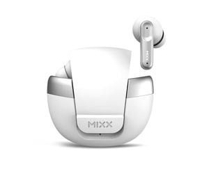 Mixx StreamBuds Solo 3 True Wireless Earbuds, Bluetooth Wireless Earphones, 18 Hours Total Battery with Magnetic Charge Case, Touch Controls, Hands-Free Calling. (white)