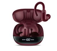 Mixx StreamBuds Sports Charge 2 Wireless Earbuds with Charging Case - Burgundy