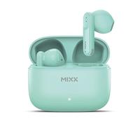 Mixx StreamBuds Switch A7 Silicone-Free True Wireless Earbuds - Bluetooth 5.4 In-Ear Headphones with USB-C Charging Case, 18H Playtime, Quick Charge, Touch Controls, Voice Assistant,(Green)